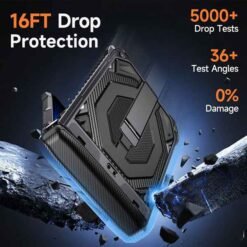 Galaxy Z Flip8 MagSafe símahulstur með standi – svart - Image 4