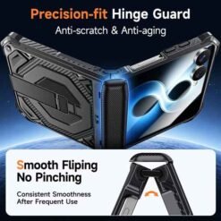 Galaxy Z Flip8 MagSafe símahulstur með standi – svart - Image 7