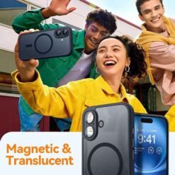 iPhone 18 Pro bleikt MagSafe hulstur með mjúkri áferð - Image 3
