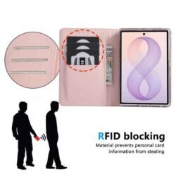 Galaxy Z Fold8 símaveski með RFID-vörn – bleikt - Image 9