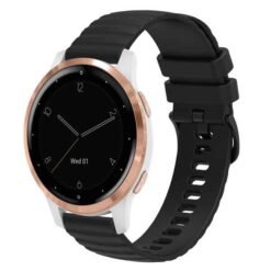 Garmin 18 mm sílikonól fyrir Vivoactive 4S – svört