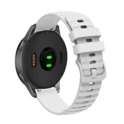 Garmin 18 mm sílikonól fyrir Vivoactive 4S – hvít - Image 2