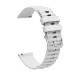 Garmin 18 mm sílikonól fyrir Vivoactive 4S – hvít - Image 3