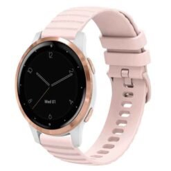 Garmin 18 mm sílikonól fyrir Vivoactive 4S – bleik