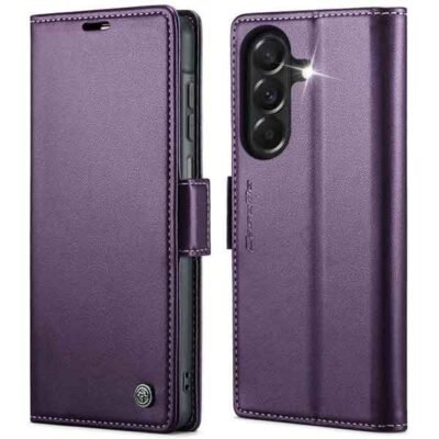 Galaxy A27 símaveski með RFID-vörn – fjólublátt