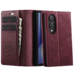 Galaxy Z Fold8 símaveski með RFID-vörn – rautt
