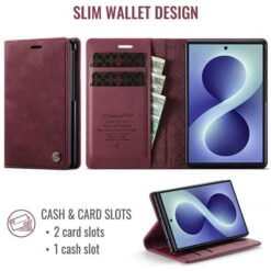 Galaxy Z Fold8 símaveski með RFID-vörn – rautt - Image 2