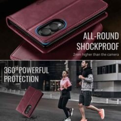 Galaxy Z Fold8 símaveski með RFID-vörn – rautt - Image 8