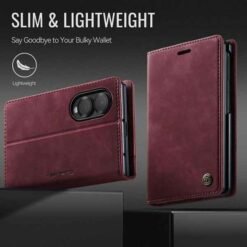 Galaxy Z Fold8 símaveski með RFID-vörn – rautt - Image 9