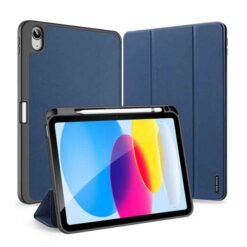iPad 10.9" og 11" blátt hulstur með pennahólfi