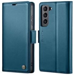 Galaxy S22 símaveski með RFID vörn - blátt