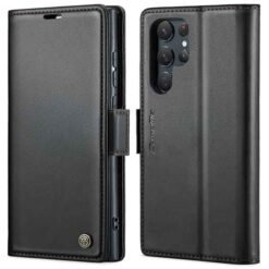 Galaxy S22 Ultra símaveski með RFID vörn - svart