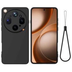 OPPO Find X9 Ultra símahulstur úr sílikoni – svart