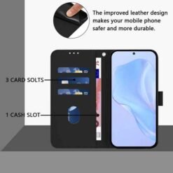 OPPO A5 Pro símaveski – svart - Image 4
