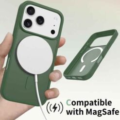 iPhone 17 Pro símahulstur með MagSafe – dökkgrænt - Image 4