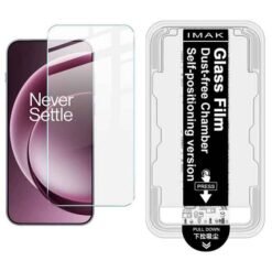 OnePlus 15 skjávörn – hert gler með uppsetningarramma