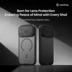 iPhone 18 Pro NILLKIN símahulstur með MagSafe – svart - Image 5