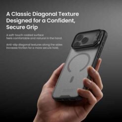 iPhone 18 Pro Max NILLKIN símahulstur með MagSafe – svart - Image 9