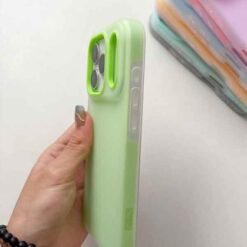 iPhone 14 Pro Max símahulstur úr mjúku TPU - Bleikt - Image 3