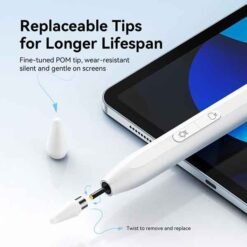 JOYROOM JR-K12 Pro virkur skjápenni fyrir iPad og Android – hvítur - Image 11