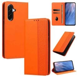 Galaxy A27 símaveski með RFID-vörn – appelsínugult
