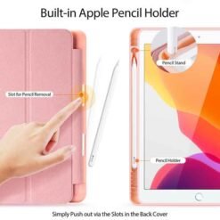 iPad 10.2" bleikt hulstur með pennahólfi - Image 4