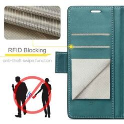 iPhone 17 símaveski með RFID vörn – grænt - Image 11