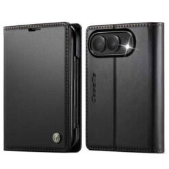 iPhone Duo símaveski með RFID-vörn – svart