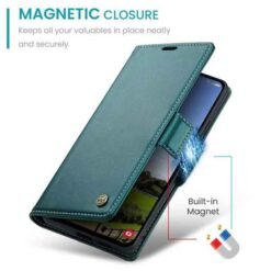 Galaxy S25 FE símaveski með RFID vörn - grænt - Image 5