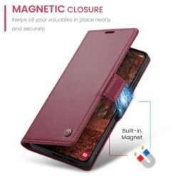 Galaxy S26 rautt símaveski með RFID vörn - Image 10