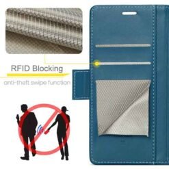 Galaxy S26 blátt símaveski með RFID vörn - Image 11