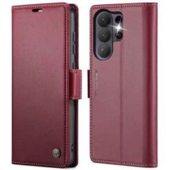 Galaxy S26 Ultra rautt símaveski með RFID vörn