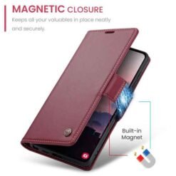 Galaxy S26 Ultra rautt símaveski með RFID vörn - Image 10