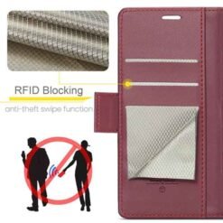 Galaxy S26 Ultra rautt símaveski með RFID vörn - Image 11