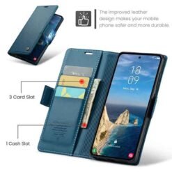 Galaxy S26 Ultra blátt símaveski með RFID vörn - Image 2