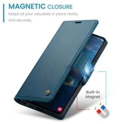 Galaxy S26 Ultra blátt símaveski með RFID vörn - Image 10