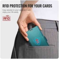 Galaxy S26 FE símaveski með RFID vörn - grænt - Image 5