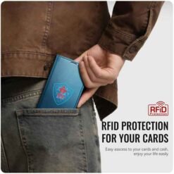 Galaxy S26 FE símaveski með RFID vörn - blátt - Image 5