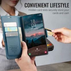 Galaxy S26 FE símaveski með RFID vörn - blátt - Image 8