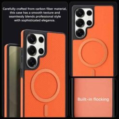 Galaxy S25 Ultra símahulstur með MagSafe – appelsínugult - Image 4