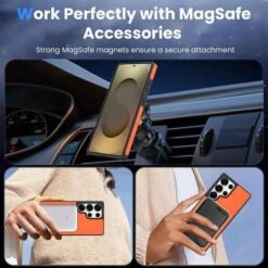 Galaxy S25 Ultra símahulstur með MagSafe – appelsínugult - Image 5