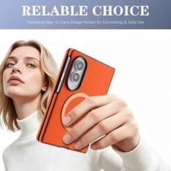 Galaxy Z Fold8 símahulstur með MagSafe – appelsínugult - Image 7
