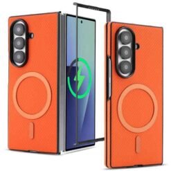 Galaxy Z Fold8 Ultra símahulstur með MagSafe – appelsínugult