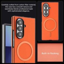 Galaxy Z Fold8 Ultra símahulstur með MagSafe – appelsínugult - Image 4