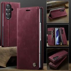 Galaxy Z Fold8 Ultra símaveski með RFID-vörn – rautt - Image 6