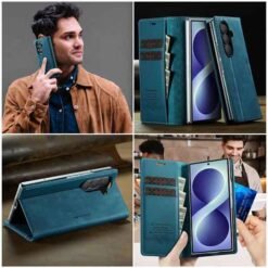 Galaxy Z Fold8 Ultra símaveski með RFID-vörn – grænt - Image 4