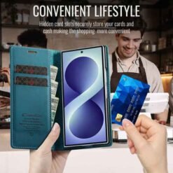 Galaxy Z Fold8 Ultra símaveski með RFID-vörn – grænt - Image 11