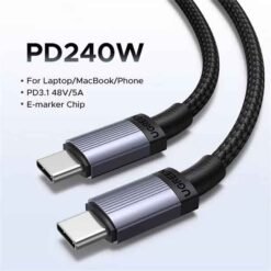 UGREEN USB-C í USB-C hleðslusnúra 2 m – 240W - Image 2
